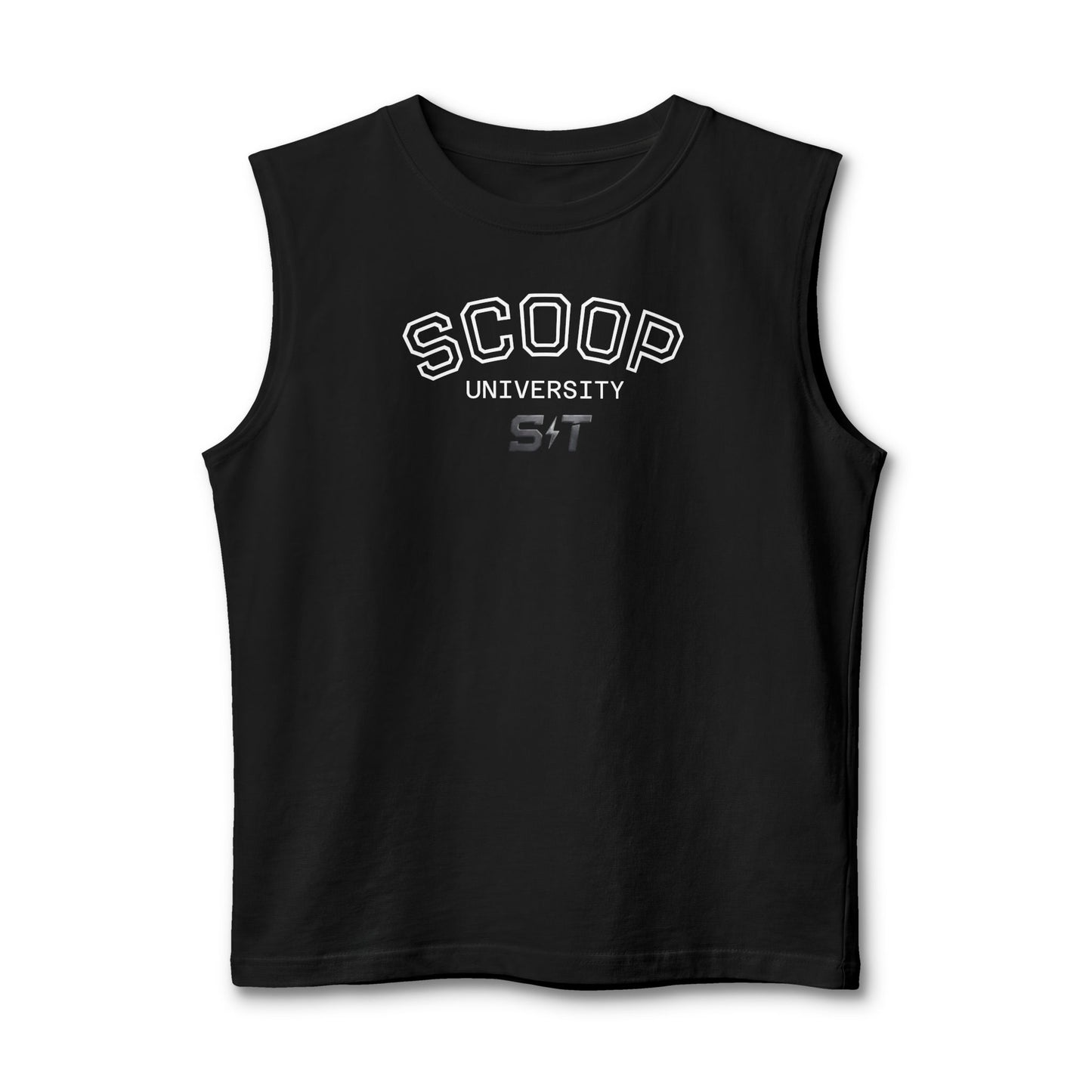 SCOOP University Muscle Tank — Retro Collegiate Athletic Tank Top