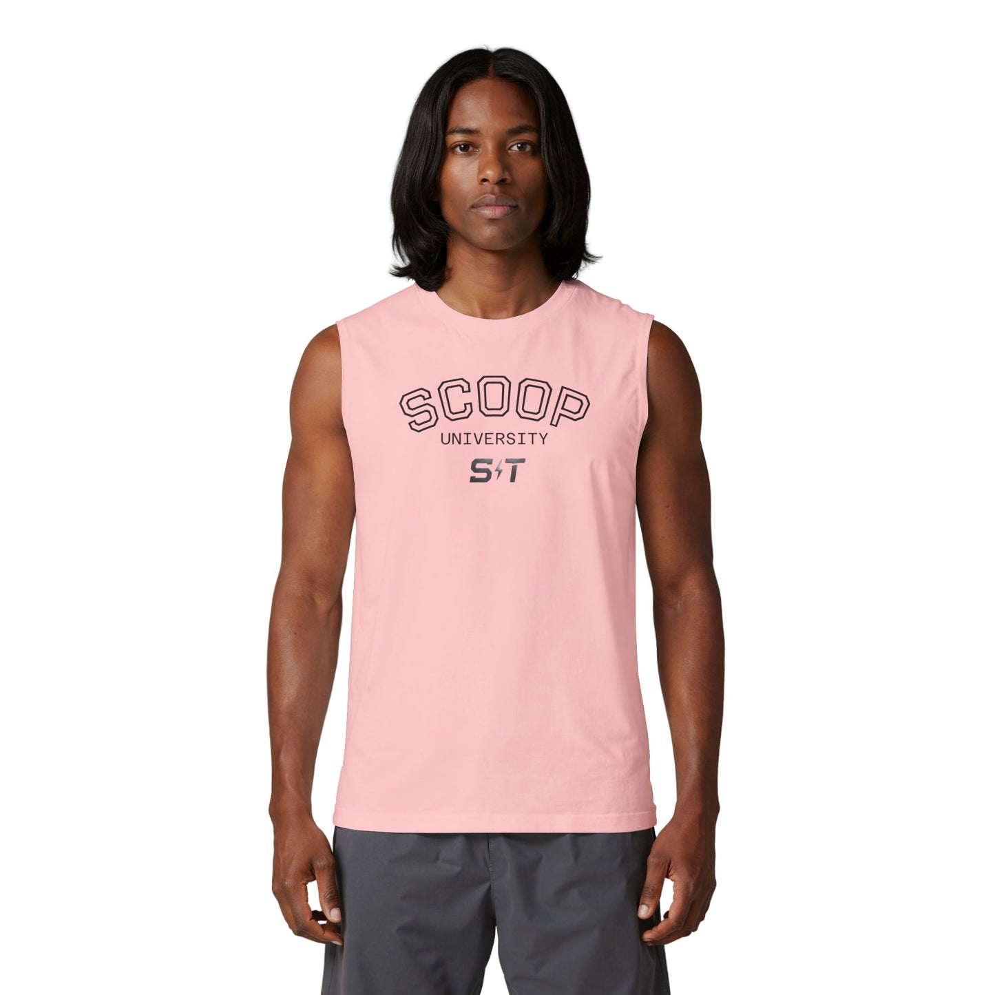 SCOOP University Muscle Tank — Retro Collegiate Athletic Tank Top