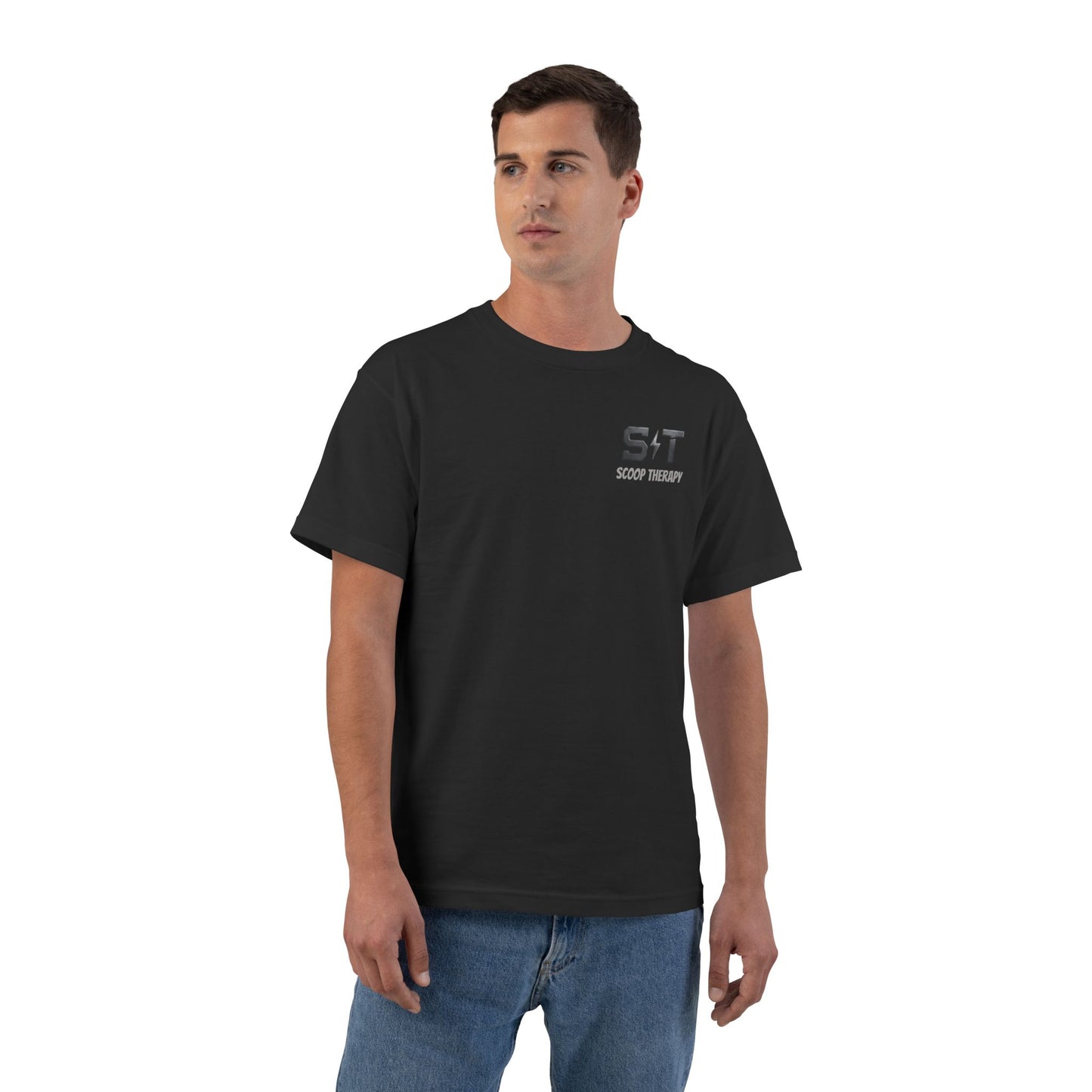 Gorilla Strength Graphic T-Shirt — “S.T. KEEP PUSHIN” Chest Logo