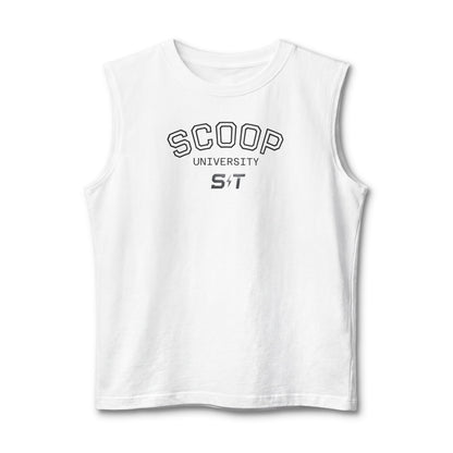 SCOOP University Muscle Tank — Retro Collegiate Athletic Tank Top