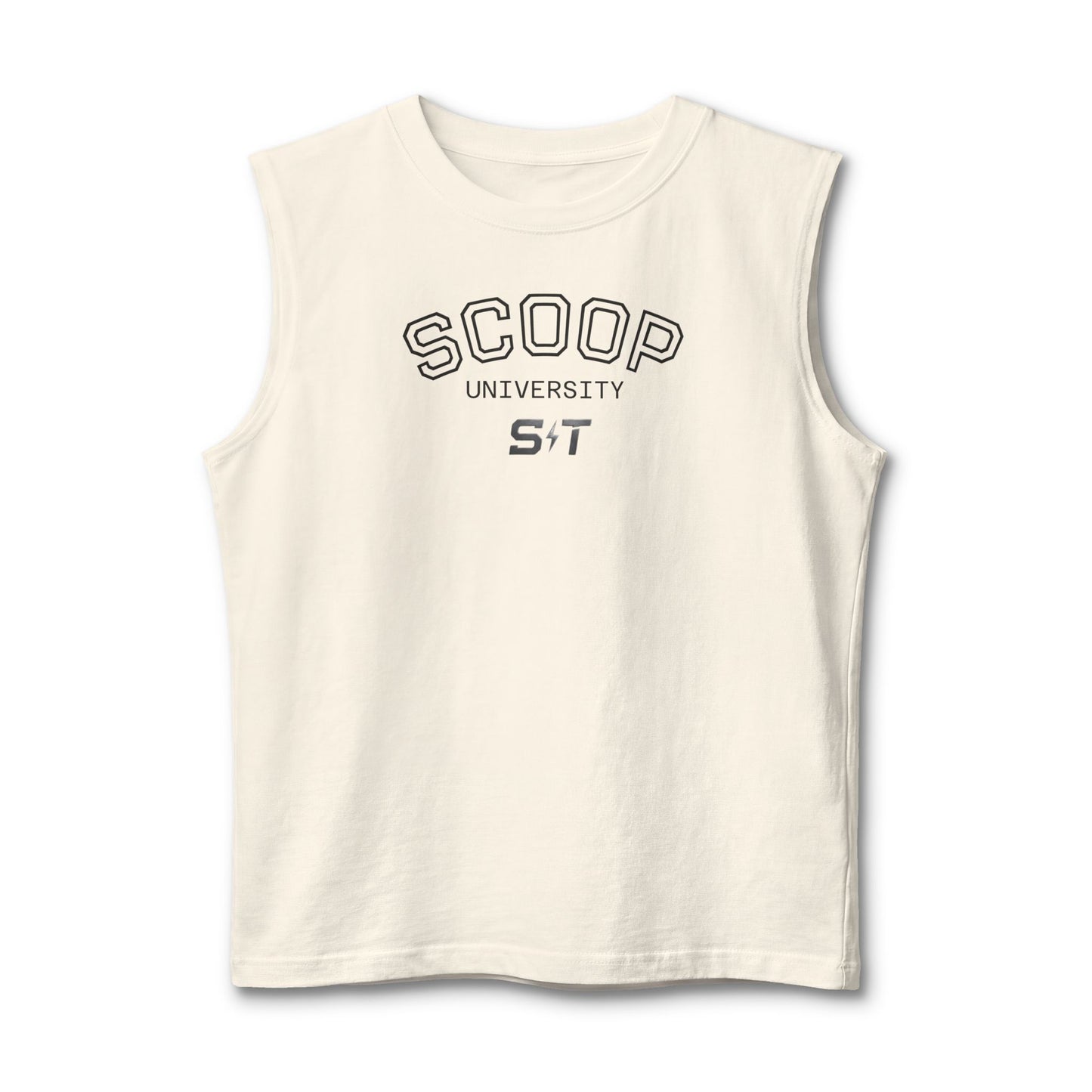 SCOOP University Muscle Tank — Retro Collegiate Athletic Tank Top