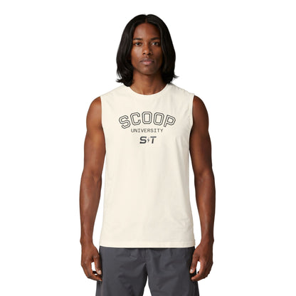 SCOOP University Muscle Tank — Retro Collegiate Athletic Tank Top