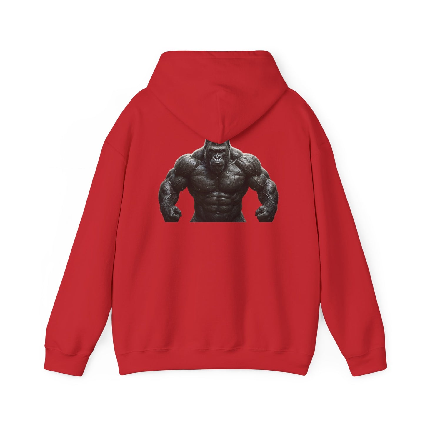Gym Gorilla Hoodie — "Scoop It. Lift It. Love It." Motivational Fitness Sweatshirt