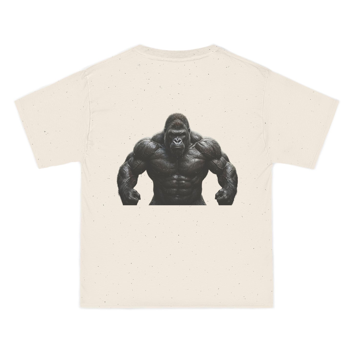 Gorilla Strength Graphic T-Shirt — “S.T. KEEP PUSHIN” Chest Logo