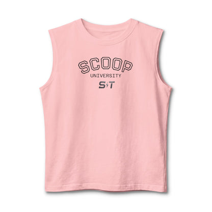 SCOOP University Muscle Tank — Retro Collegiate Athletic Tank Top