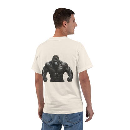 Gorilla Strength Graphic T-Shirt — “S.T. KEEP PUSHIN” Chest Logo
