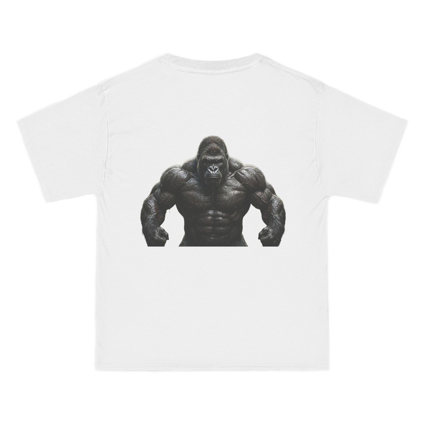 Gorilla Strength Graphic T-Shirt — “S.T. KEEP PUSHIN” Chest Logo